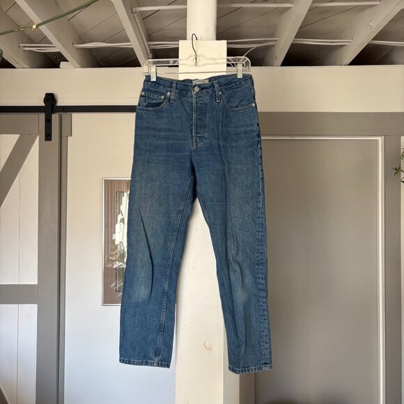 EVERLANE The Way-High® Jean Medium Washed Blue Size 27 - Picture 5 of 10